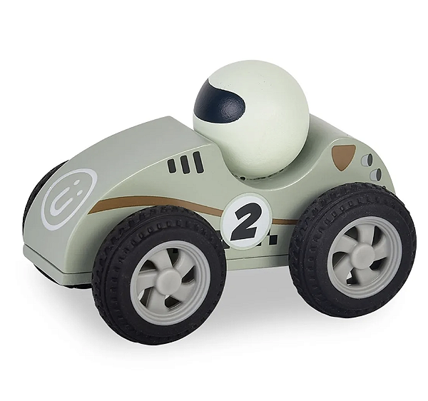 Brinquedo de Madeira Carrinho Fricção Verde