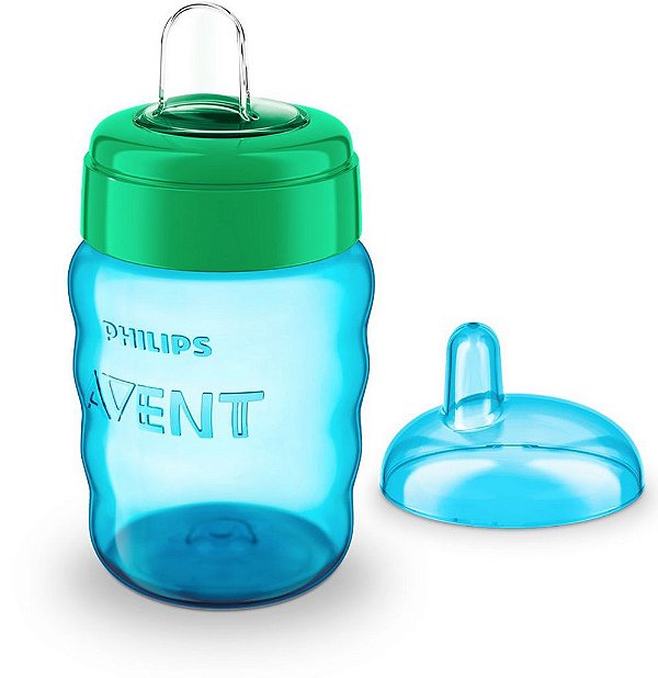 Copo Easy Bico de Silicone 260ml Verde - SCF553 - Phillips Avent