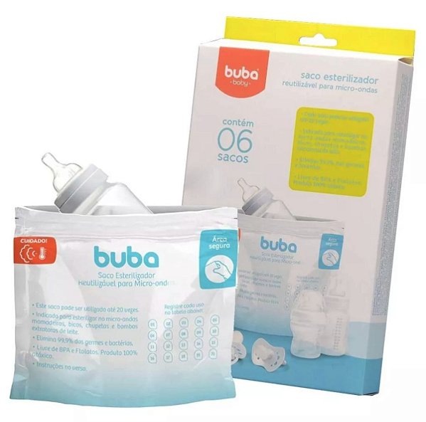 Saco de Esterilizar Reutilizável (6 uni) - Buba