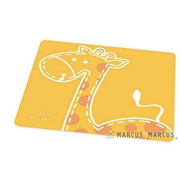 Jogo Americano em Silicone Girafa Amarelo - Marcus & Marcus