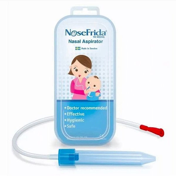 NoseFrida Aspirador Nasal para Bebê com Estojo Portátil
