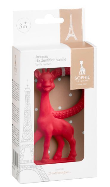 Mordedor Vanilla Sophie La Girafe Vermelho