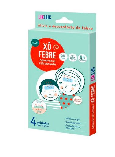 Xô Febre Compressas Refrescantes - LikLuc