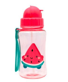 Garrafinha com Canudo Frutti Melancia 12m+ 400ml - Buba