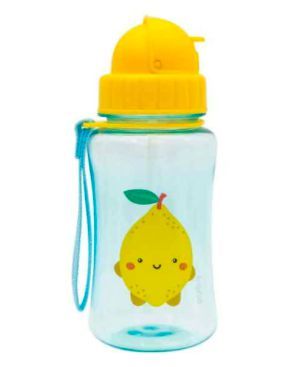 Garrafinha com Canudo Frutti Limão 12m+ 400ml - Buba