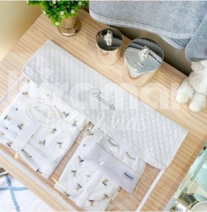Envelope Organizador Piquê Branco