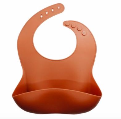 Babadores em Silicone Terracota - Infanti