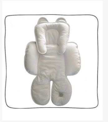 Redutor de Bebê Conforto e Carrinho Branco