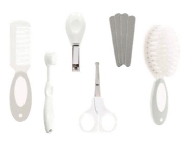 Kit Cuidados com Bebê com Estojo Cinza - Buba