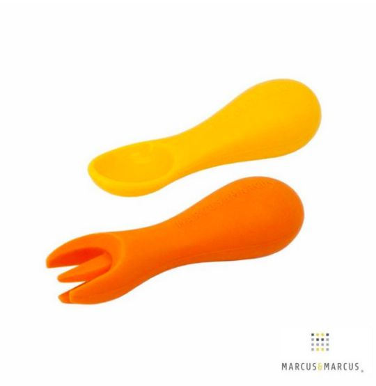 Colher e Garfo Para Treinamento Girafa - Marcus & Marcus