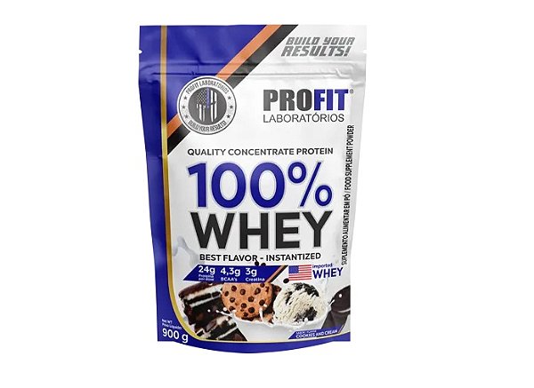 100% WHEY QUALITY CONCENTRATE PROTEIN em REFIL
