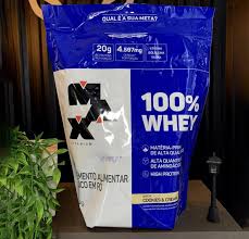 WHEY 100% MAX TITANIUM SABORES 900g