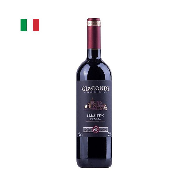 Vinho Giacondi Primitivo Puglia 2019 750ml