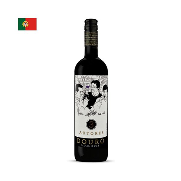 Vinho 3 Autores Douro Tinto 750ml