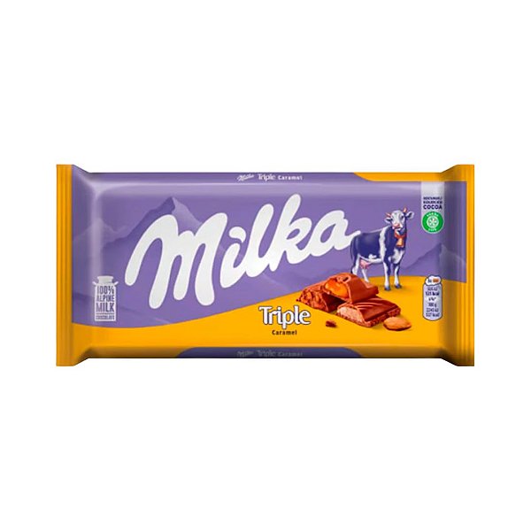 Chocolate Milka Triple Caramel 90g