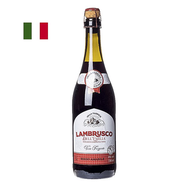 Vinho Villa Fabrizia Lambrusco Frisante Tinto 750ml