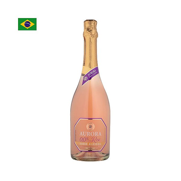 Espumante Aurora Zero Álcool Rosé 750ml