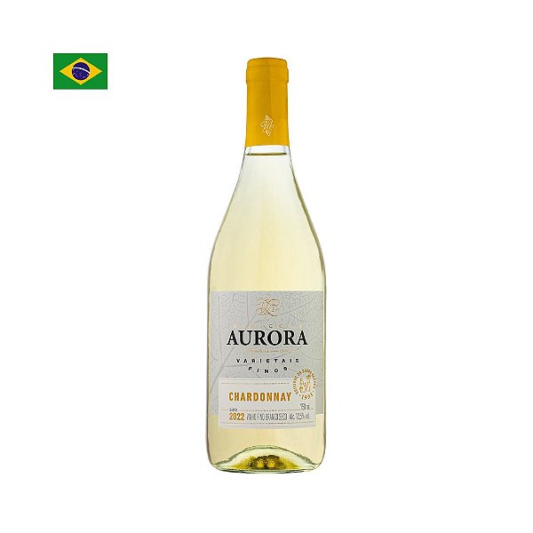 Vinho Aurora Varietal Chardonnay Branco Seco 750ml