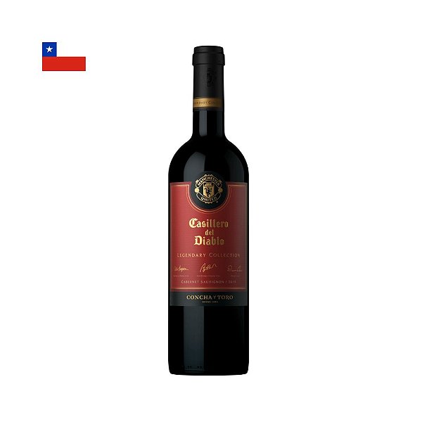 Vinho Casillero del Diablo Legendary Manchester Utd Cabernet Sauvignon 750ml