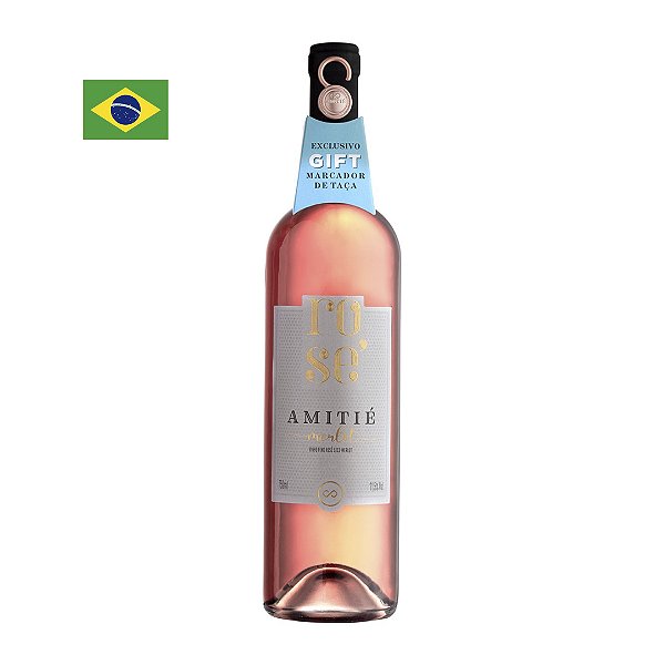 Vinho Amitié Merlot Rosé 750ml