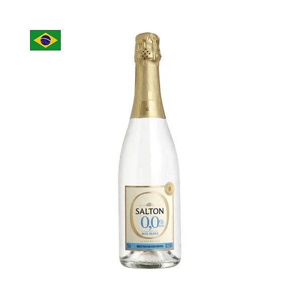 Espumante Salton Zero Álcool Branco Baixa Caloria 750ml