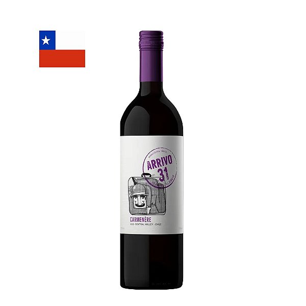 Vinho Arrivo 31 Carmenere 750ml