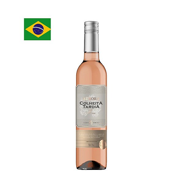 Vinho Aurora Colheita Tardia Rosé 500ml