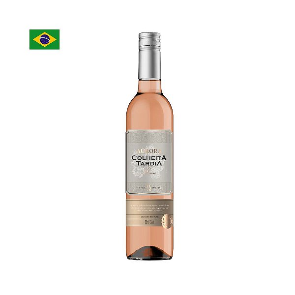 Vinho Aurora Colheita Tardia Rosé 500ml