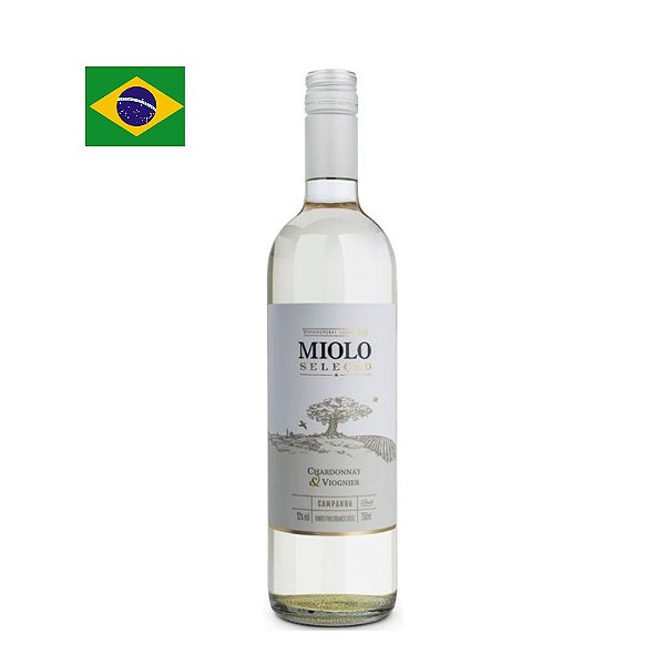 Vinho Miolo Seleção Branco Seco Chard/Viog 750ml