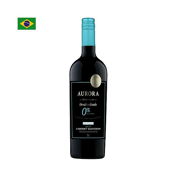 Vinho Aurora Zero Álcool Cabernet Sauvignon 750ml