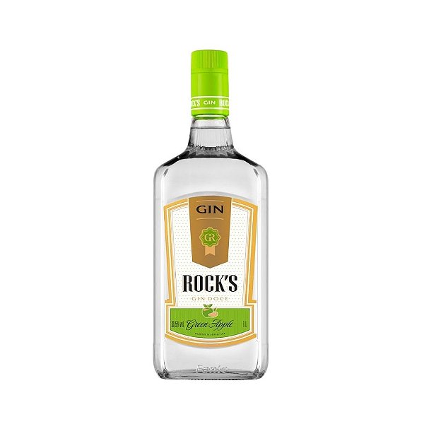 Gin Rocks Green Apple 1000ml