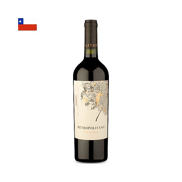Vinho Metropolitano D.O. Valle Central Carmenère 2024