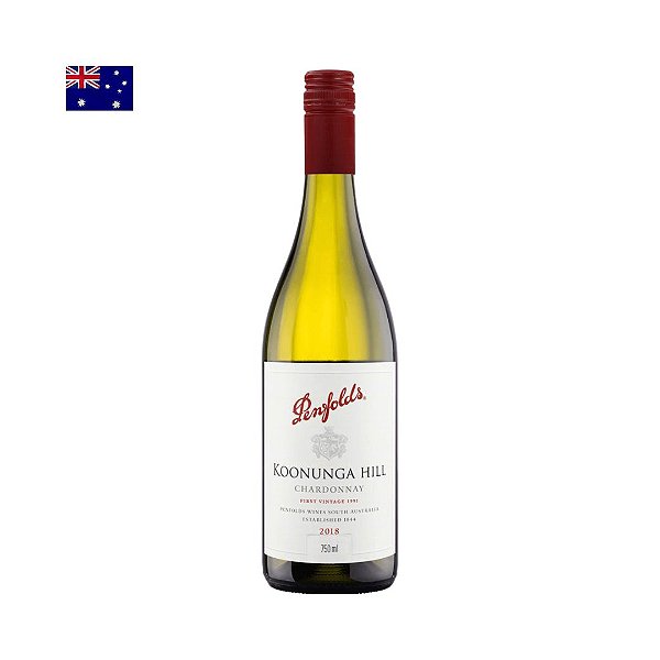 Vinho Koonunga Hill Chardonnay Safra 2018 750ml