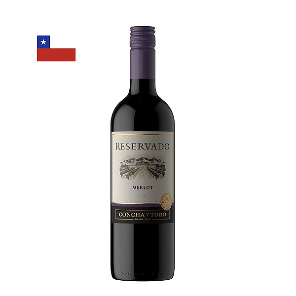 Vinho Reservado Concha Y Toro Merlot 750ml