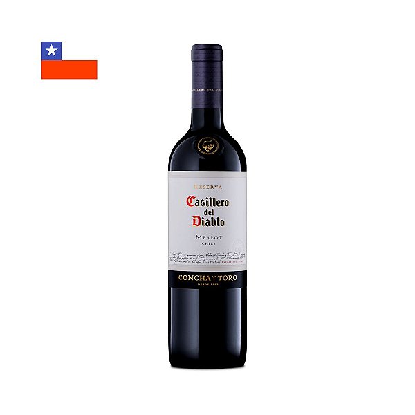 Vinho Casillero Del Diablo Merlot 750ml