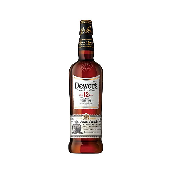 Whisky John Dewar's 12 anos 750ml
