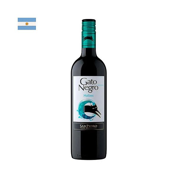 Vinho Gato Negro Malbec 750ml
