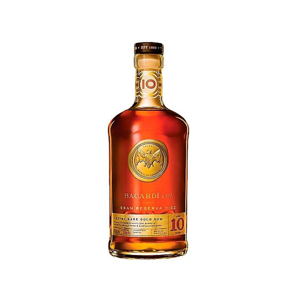 Rum Bacardí 10 anos 750ml