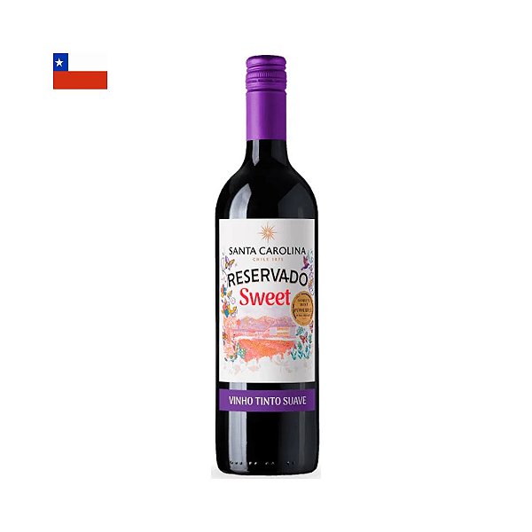 Vinho Santa Carolina Reservado Tinto Suave 750ml