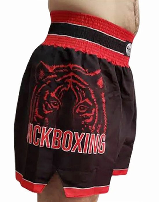 Short de Muay Thai Poliéster Tigre Kickboxing