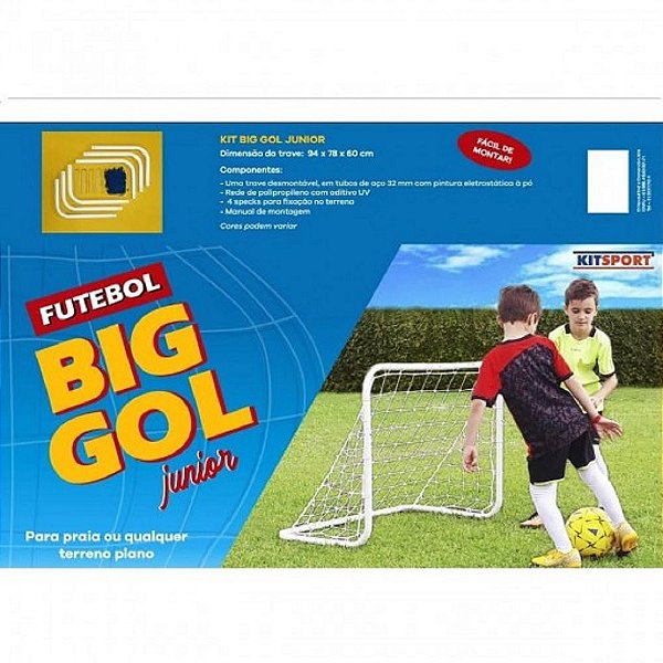 Mini Gol Trave Futebol Com Rede JR KITSPORT