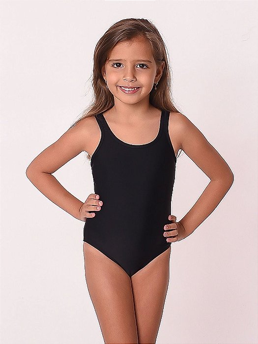 Maio de Natação Liso Infantil Capezio