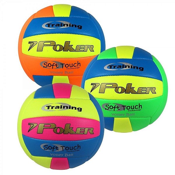 Bola de Vôlei Training Neon PVC Tricolor