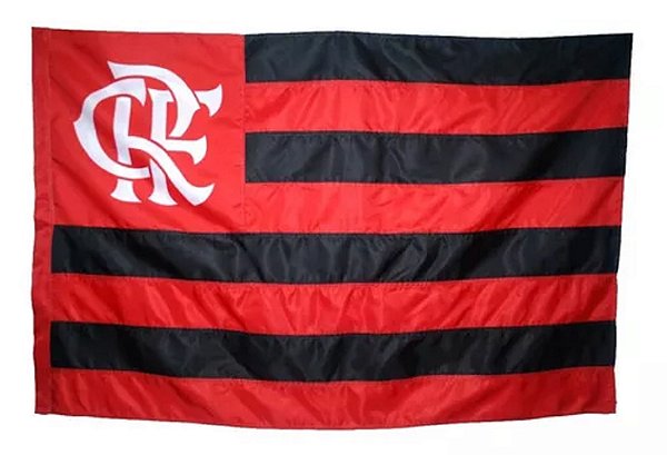 Bandeira Flamengo Torcedor Oficial 2 Panos 1 Face.
