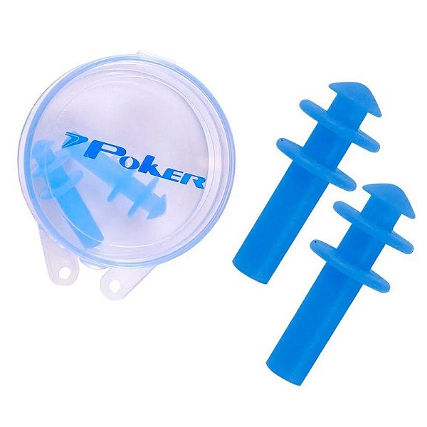 Protetor Auricular de Natação Silicone  Poker