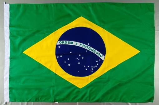 Bandeira Brasil Tergal 2 Panos Wgil