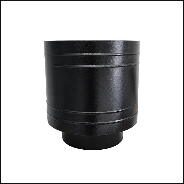 Chapéu Canhão Galvanizado Preto