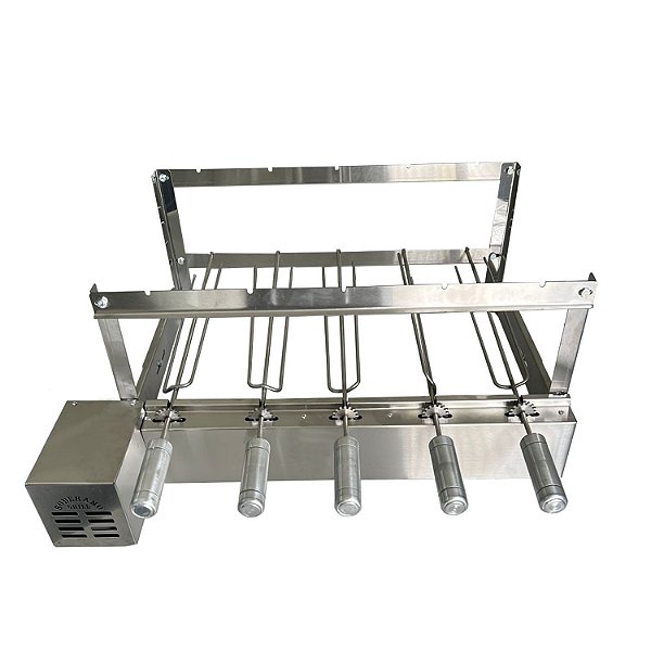 Grill Giratório Soberano Grill - 5 Espetos - Inox 430