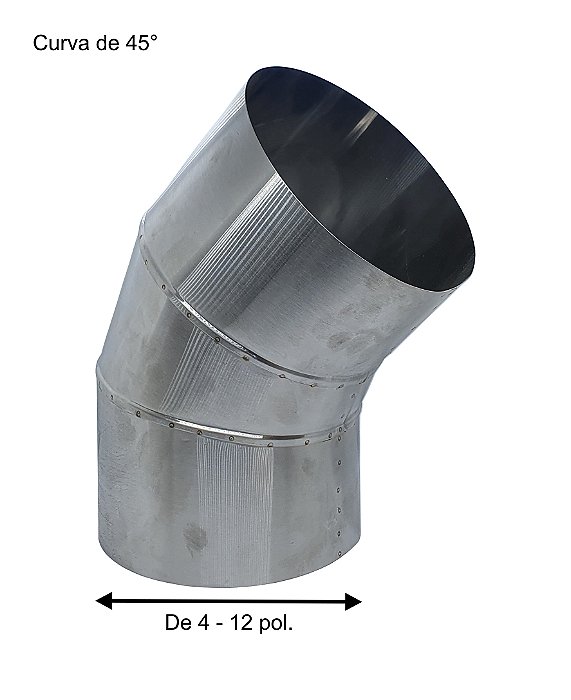 Curva 45° Inox 430
