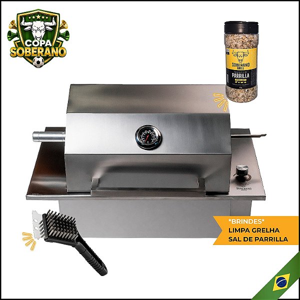 COPA - Churrasqueira Elétrica PREMIUM 430 - Com Tampa Abafadora + BRINDE